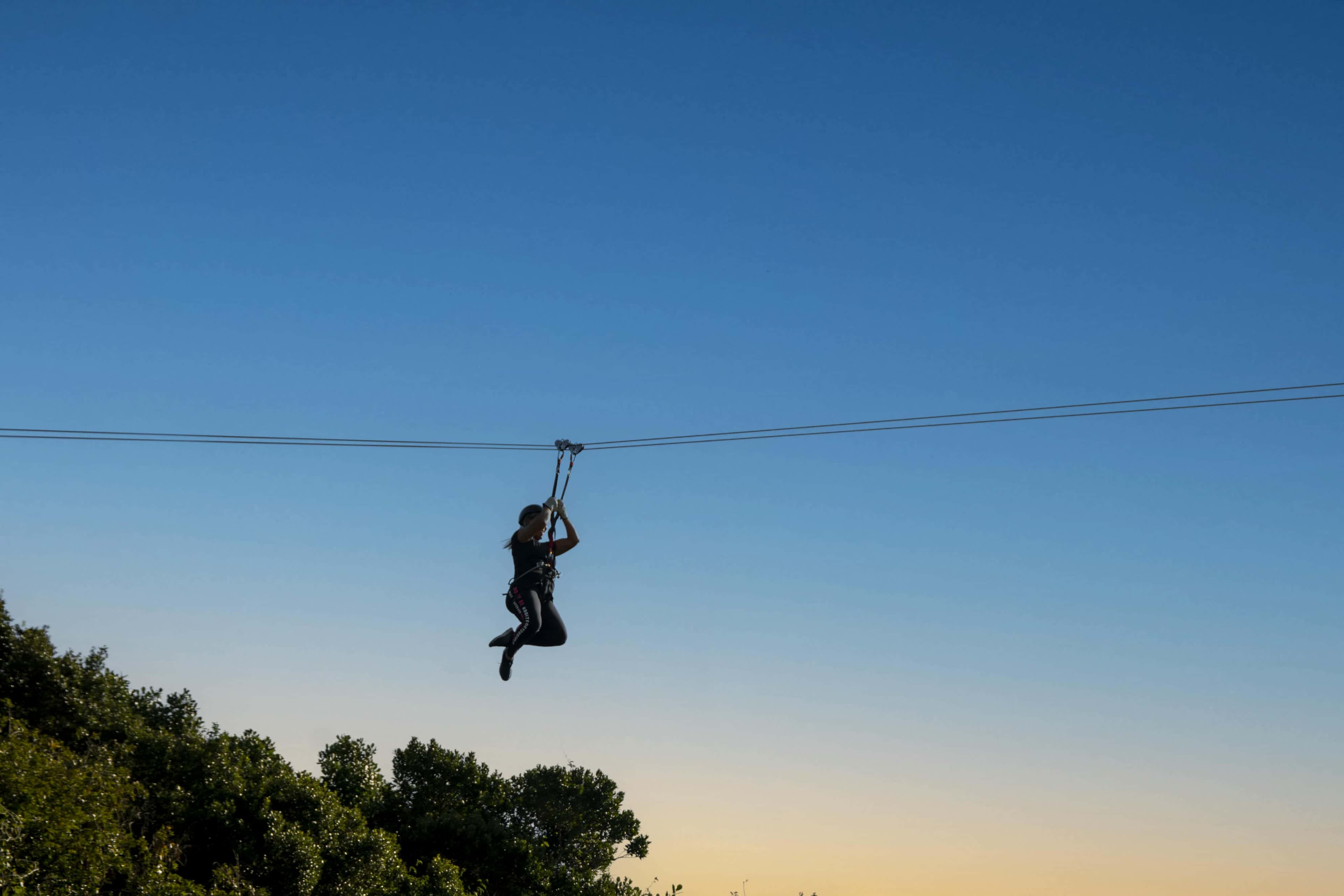 Family enjoying activities